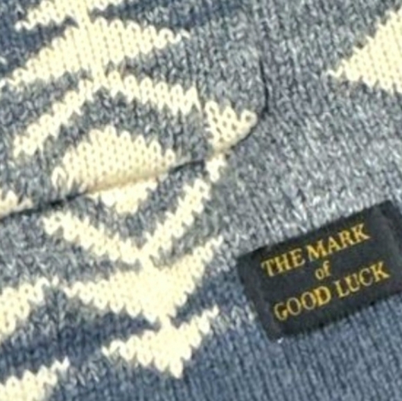 Lucky Brand Unisex Shawl Collar Cardigan Aztec Southwestern 100% Cotton Medium - Picture 9 of 12